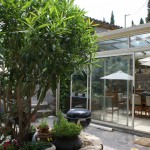 villa ndio courtyard