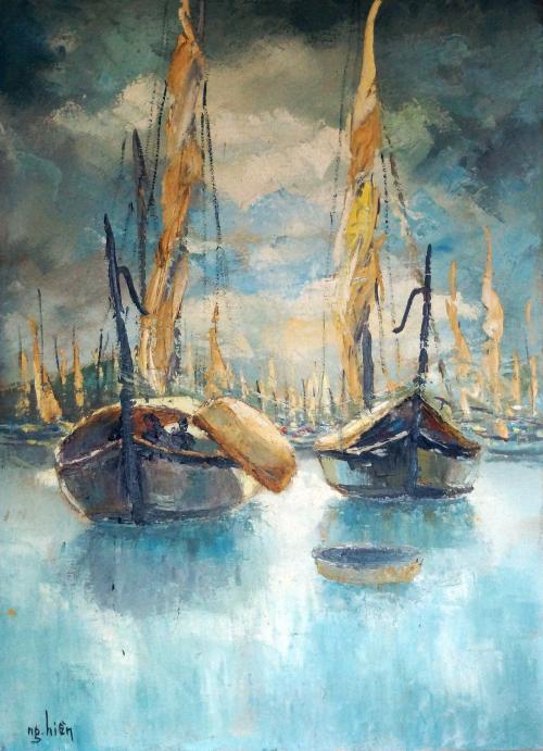 Boat Scene 3 -- Nguyễn Hiển