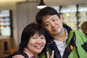 Jun and SIriwan visit from Bangkok -- March