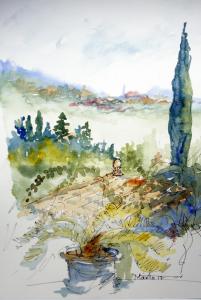 Marietta Foster Smith at Villa Ndio