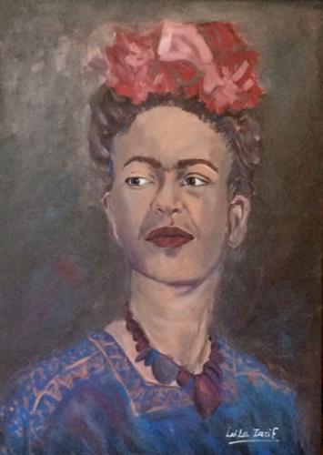 Frida Kahlo by Leila Zarif